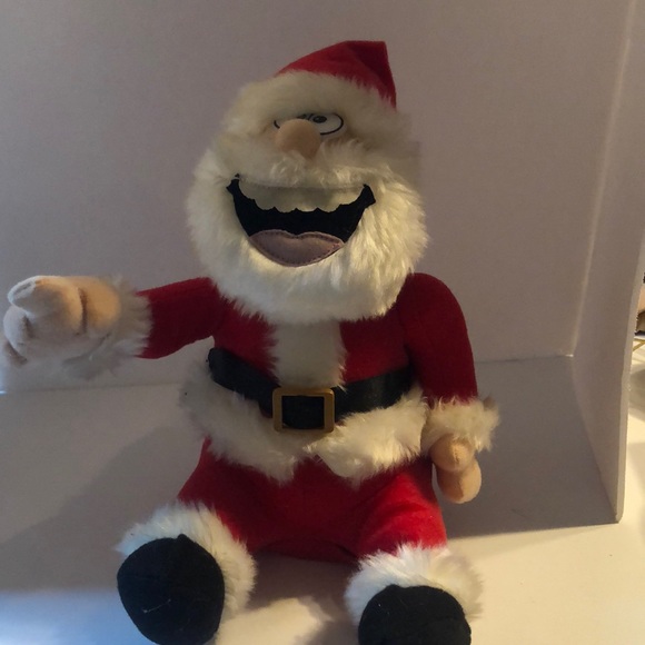 Vintage Y2k rare Christmas talking Santa pull my finger - Picture 2 of 2